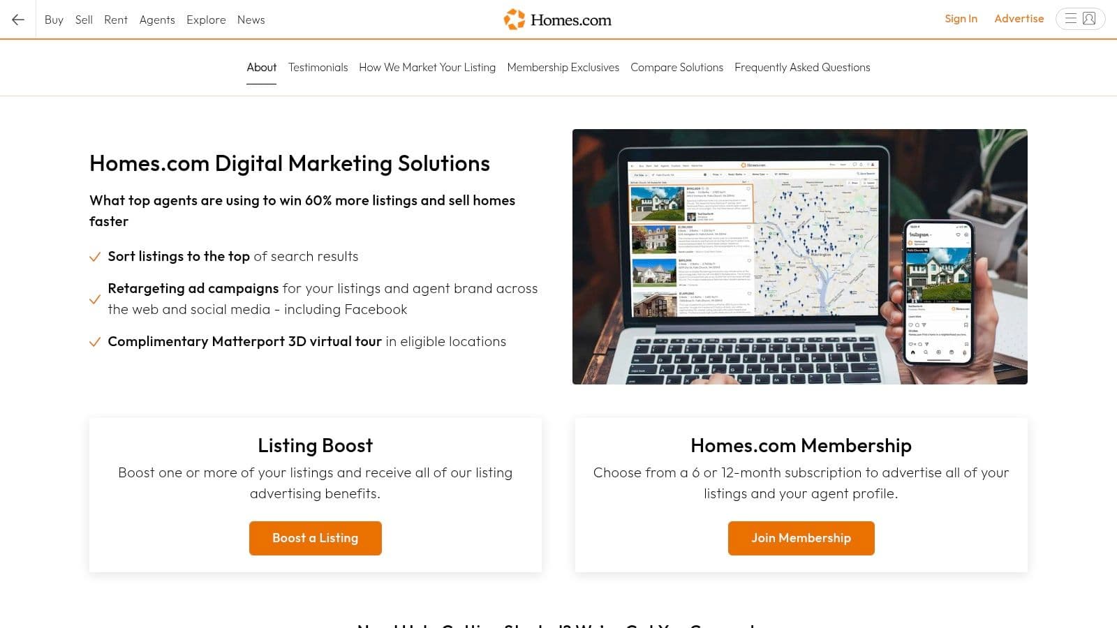 Homes.com (Advertise for Agents)