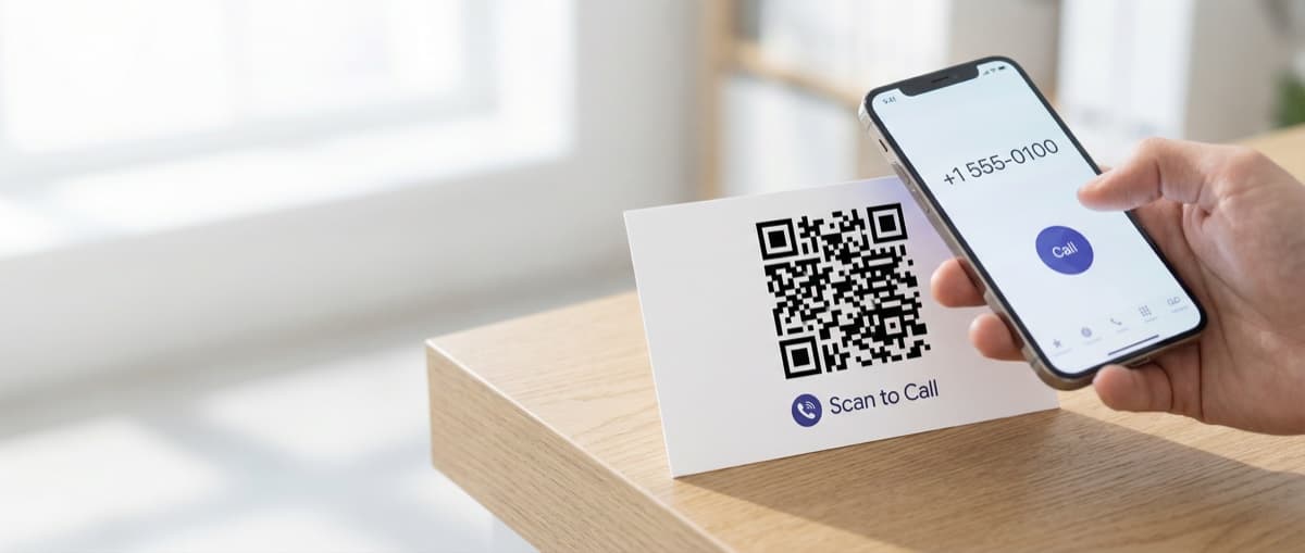 Phone QR Code: Create One-Tap Call Codes for Business Cards (2026)